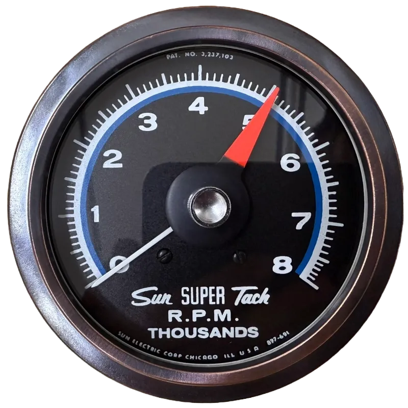 Sun SST-802 Tachometer Restoration: Sender-Free Upgrade